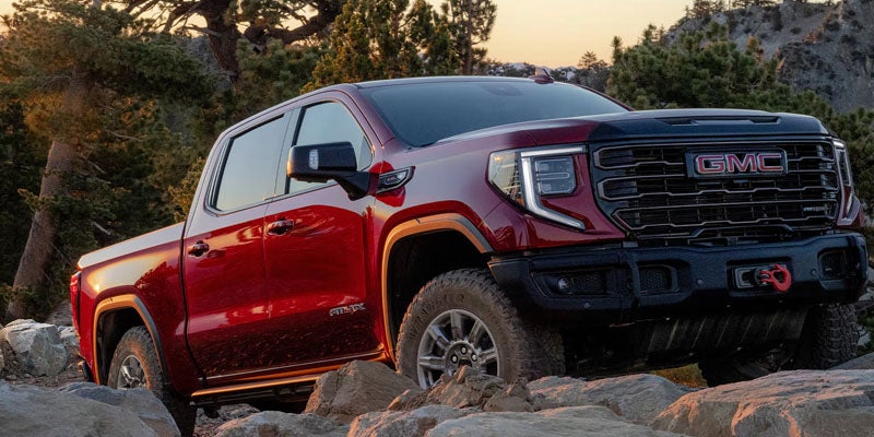 2026 GMC Sierra 1500 AT4X showcasing rugged off-road capability and advanced safety features