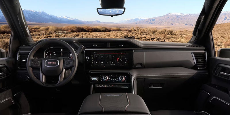 2026 GMC Sierra 2500 HD premium interior with spacious cabin, advanced comfort, and refined design