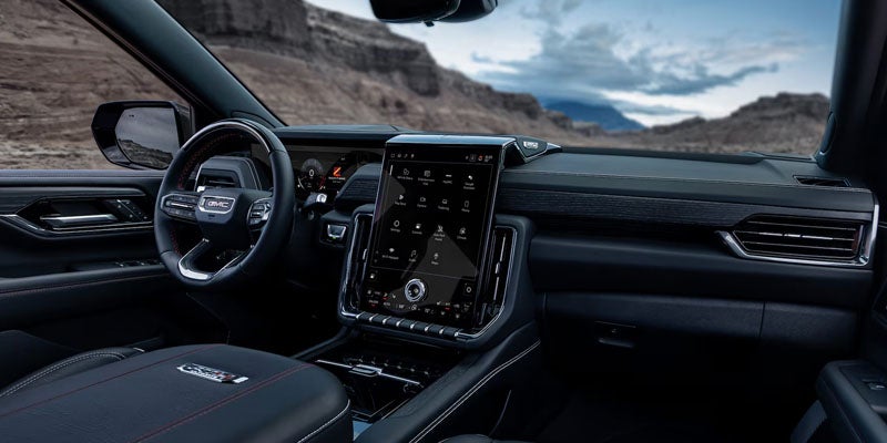 2026 GMC Yukon advanced infotainment system with large touchscreen and connected technology